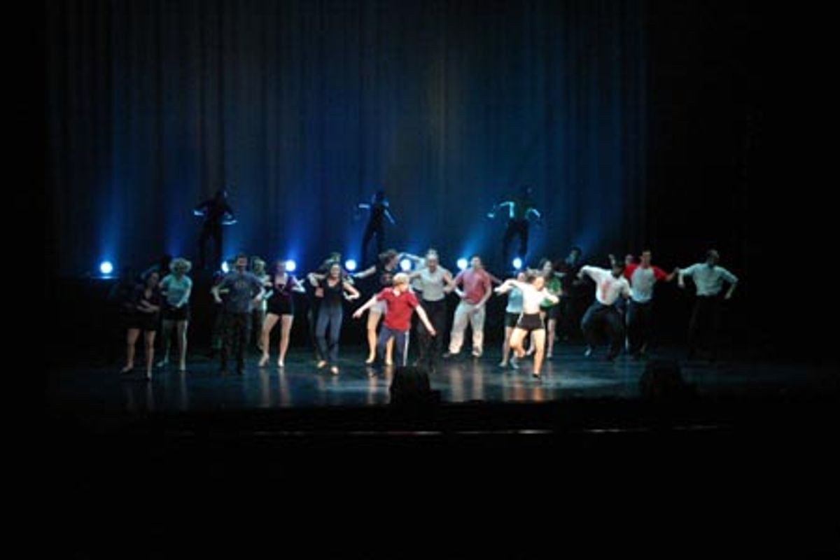  The company of S.T.A.G.E. in '42nd Street' OSBORNE - Harry Osborne presents films presenting the music of Harry Warren and Marvin Hamlisch throughout the evening, including clips from '42nd Street' and 'An Affair To Remember'  at 